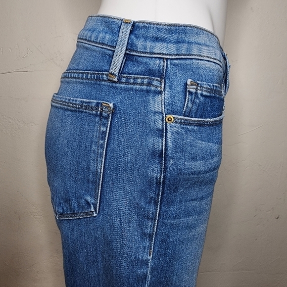 FRAME Denim Le Nouveau Straight Cropped Jeans Size 29 - Picture 9 of 14